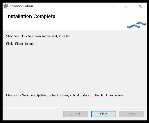 Shadow Colour Installer File Complete
