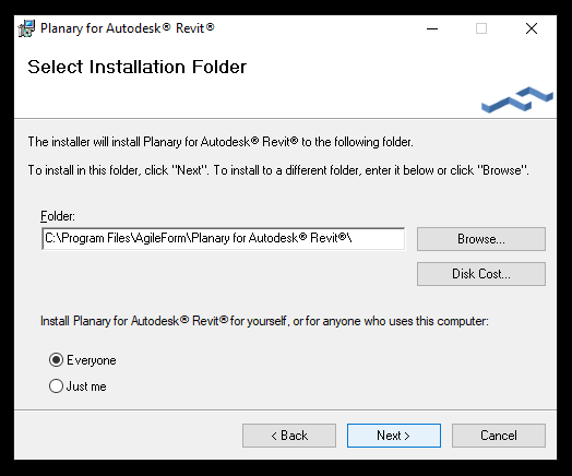 Planary Revit Installation Step 4