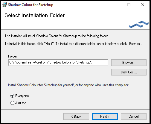 Shadow Colour 1.5 SK Install 3