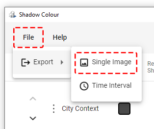 Shadow Colour 1.6 File Export
