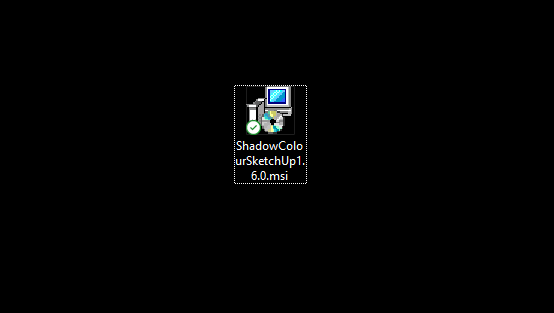 Shadow Colour SketchUp 1.6 Installation file