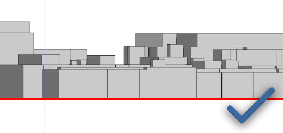 Shadow over elements Correct