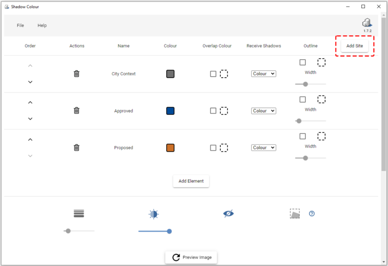 Shadow Colour 1.7.5 Add Site