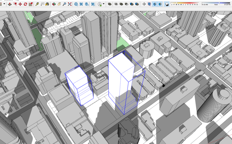 Shadow Colour SketchUp 1.7 Groups