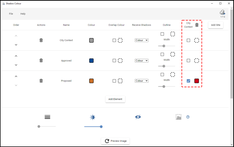 Shadow Colour SketchUp1.7.5 Site