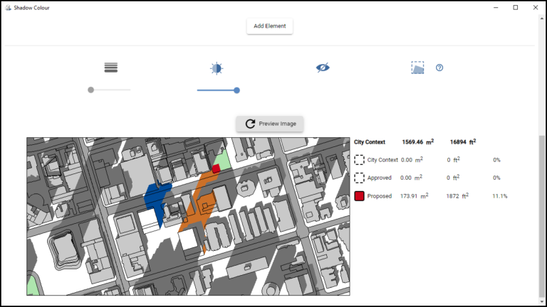 Shadow Colour SketchUp1.7.5 Area Calc