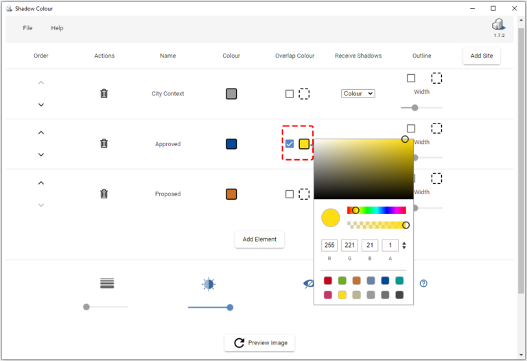 Shadow Colour 1.7.5 Overlap