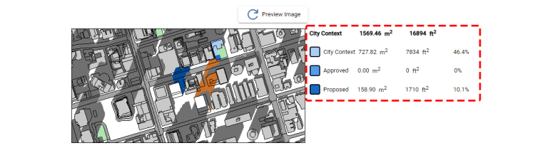 Shadow Colour 1.8 Area Calculation Preview Image SketchUp