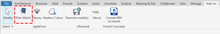 Plan Match for Revit - Installation 7