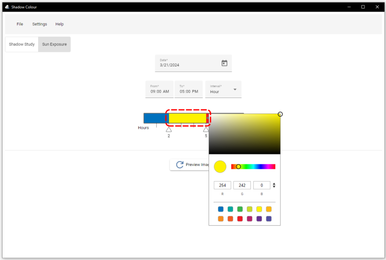 Shadow Colour 2.0 Sun Exposure Adjust Colours