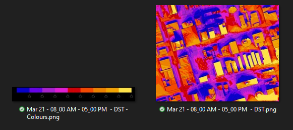 Shadow Colour 2.0 Sun Exposure Export Files