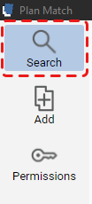 Plan Match for Revit - Main Menu -Search