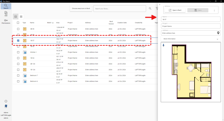 Plan Match for Revit - Viewer