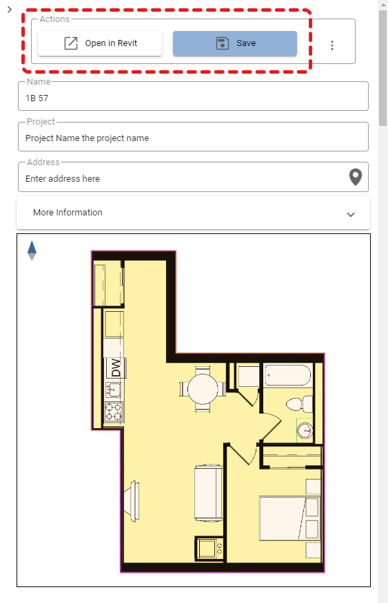 Plan Match for Revit - Viewer - Actions - Open and Save