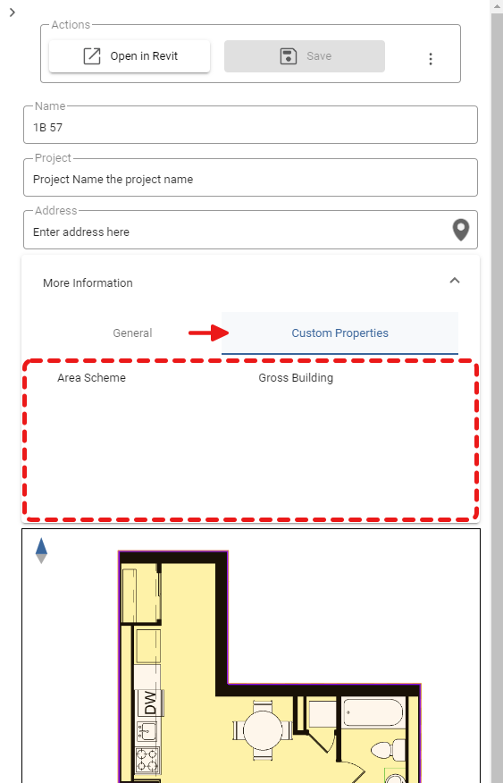 Plan Match for Revit - Viewer - Custom Prop