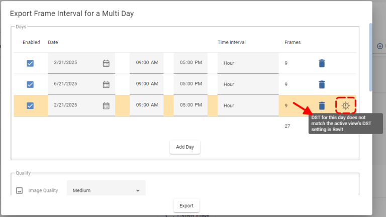 Shadow Colour 2.3 Export Multi Day - DST