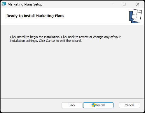 Marketing Plans 1.0 - Installation 5