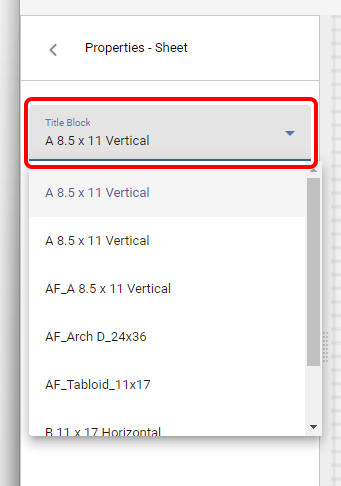 Marketing Plans 1.0 - Sheet Properties_Select TitleBlock